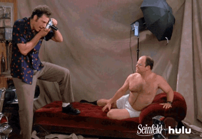 Fierce George Costanza GIF by HULU - Find & Share on GIPHY