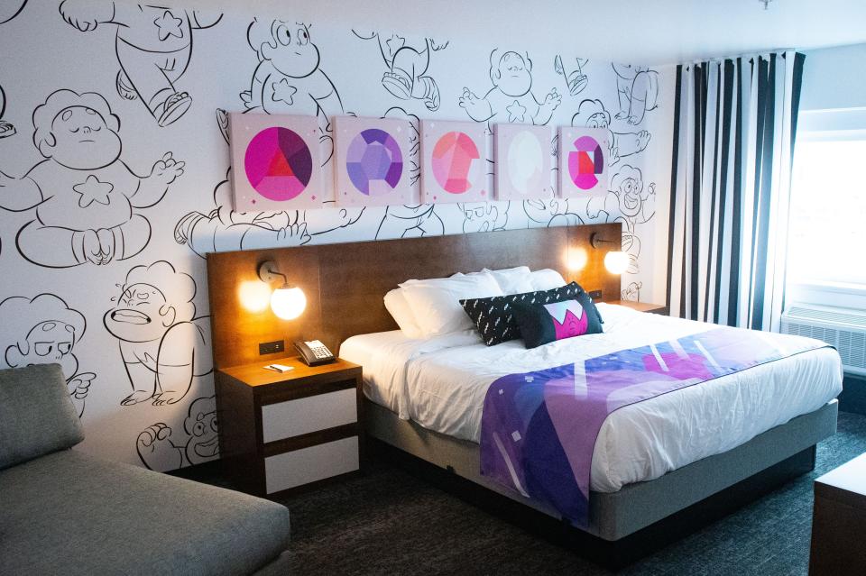 Every room in the Cartoon Network Hotel has a specific show theme, December 6, 2019.