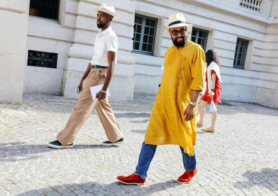 Mobolaji Dawodu at the spring 2018 menswear shows in Paris