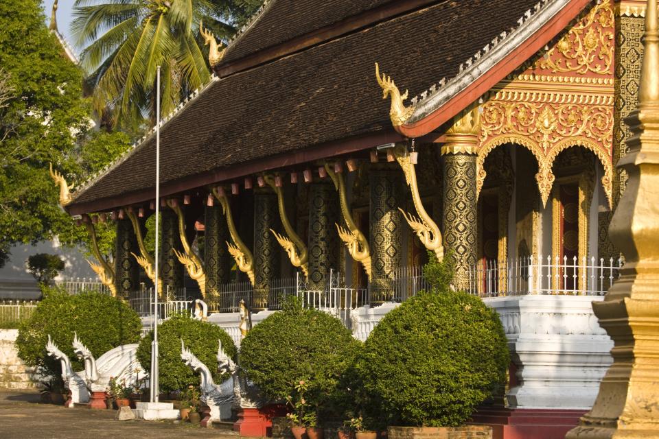 The Wat Ho Siang temple in Luang Prabang.