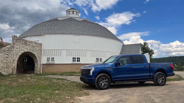 PHOTO: The F-150 Lightning appeals to truck traditionalists and EV enthusiasts. (Morgan Korn/ABC News)