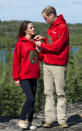 <p>The Duke and Duchess of Cambridge also visited Blatchford Lake in the Northwest Territories where they wore sweaters of the Canadian Rangers after being made honourary members on July 5.</p>