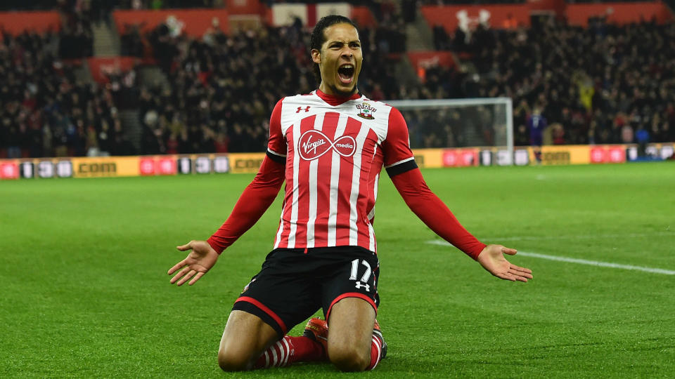 Van man: Virgin van Dijk, the Southampton defender, attracted offers from Liverpool in the previous transfer window