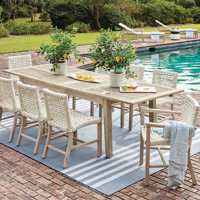 Frontgate sale, isola outdoor dining room set, Frontgate deals