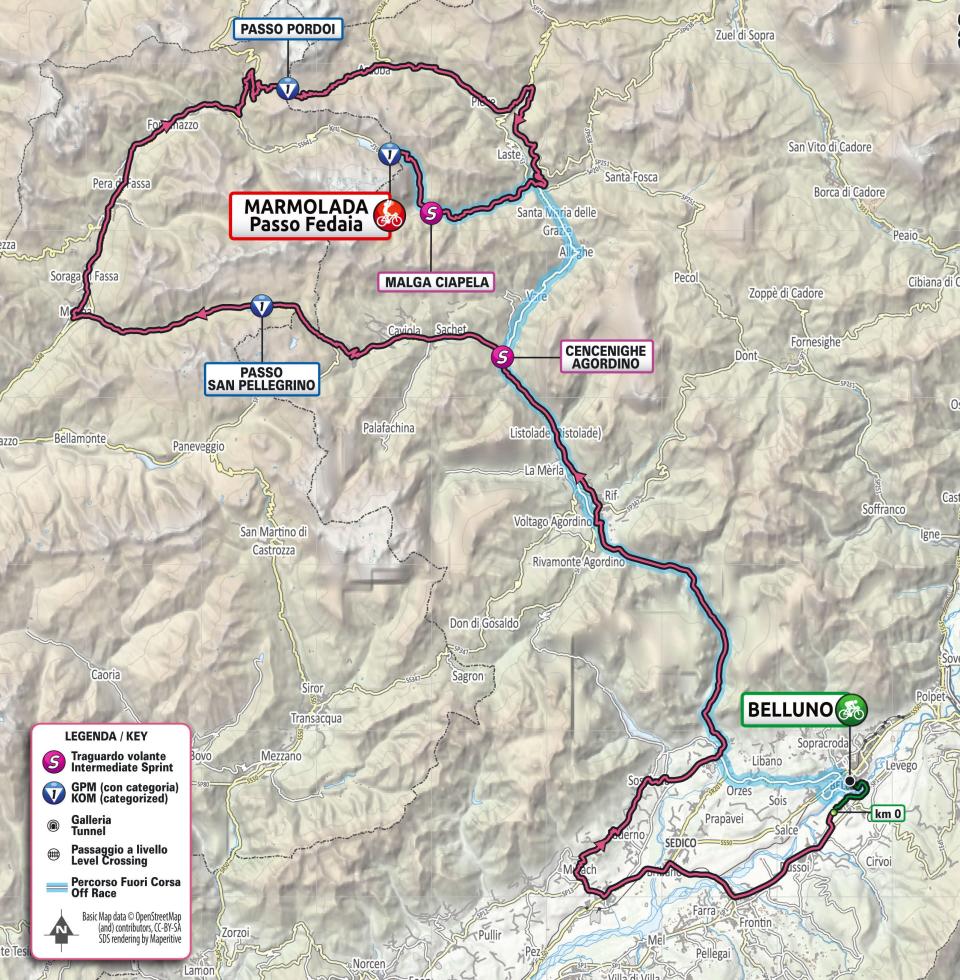 Stage 20 map -&nbsp;giro ditalia 2022 live stage 20 cycling updates results race latest results