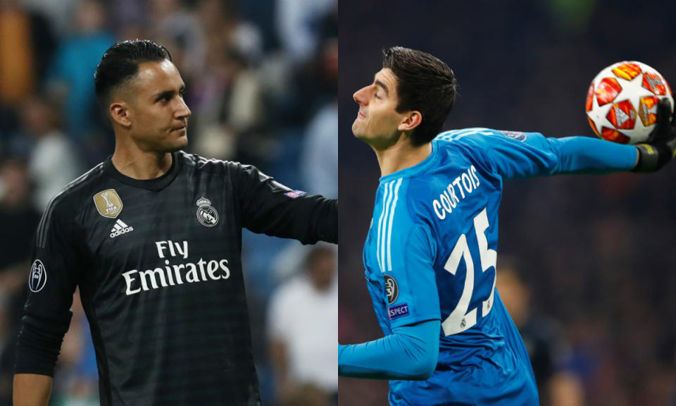 Keylor Navas ou Thibaut Courtois ? (photo Reuters)