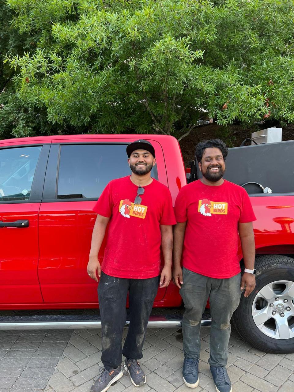 Amin Islam, left, and Ashraf Ali have launched Hot Birds from a commercial kitchen in East Knoxville.