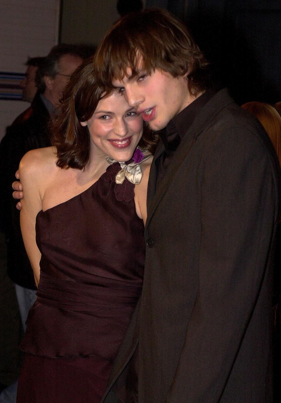 Ashton Kutcher and Jennifer Garner