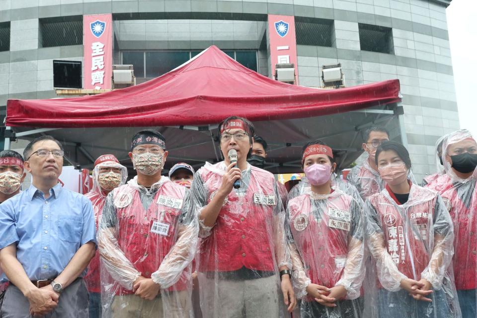 台灣基進黨今日在國民黨中養黨部發表演講   圖：台灣基進提供