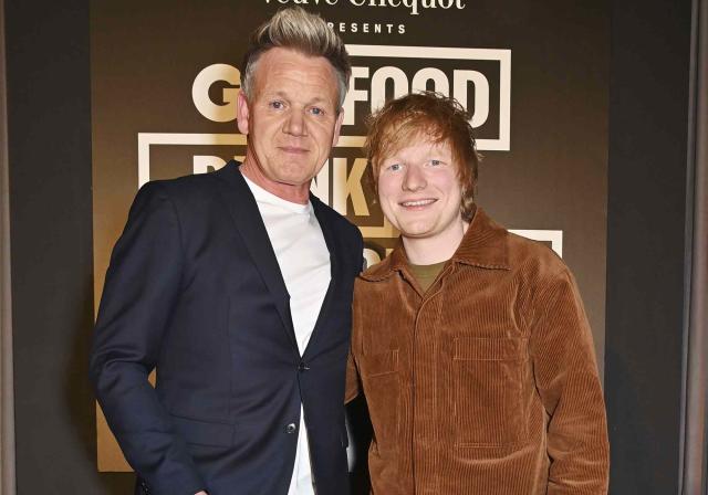 Gordon Ramsay Ed Sheeran Hang Out in London Plus Jon Hamm in