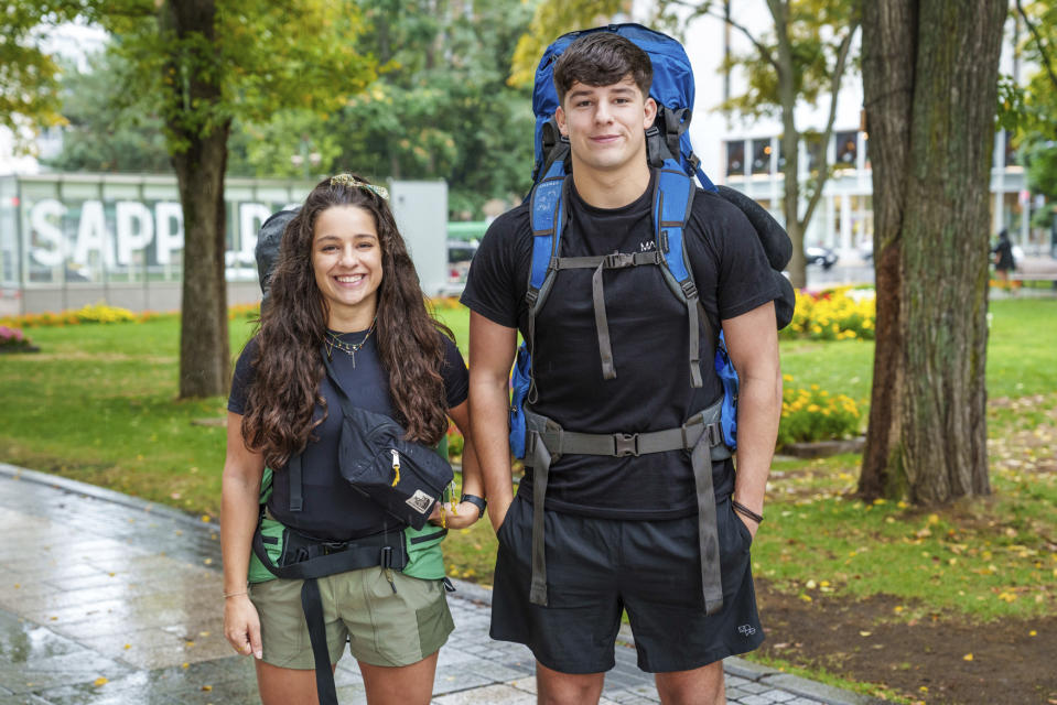 Race Across The World's Betty and James came third