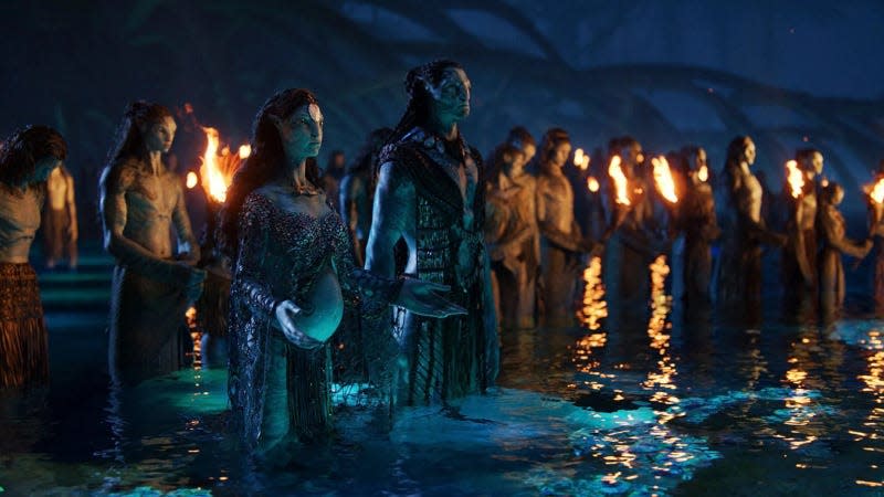 A scene from Avatar: The Way of Water