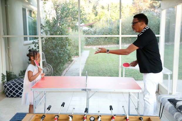 Granddaughter Nora Webb and Judge Greg Mathis in "Mathis Family Matters"<p>E!</p>