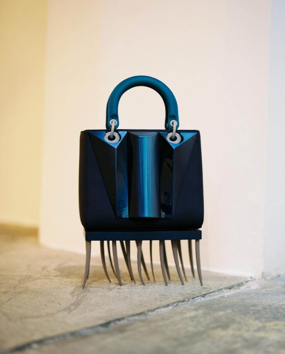 A Lady Dior handbag designed by Zhenya Machneva.