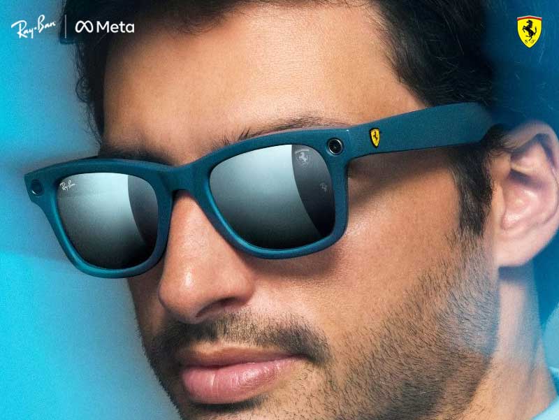 Are these glasses the only way on earth to make Carlos Sainz not look hot? - Image: RayBan