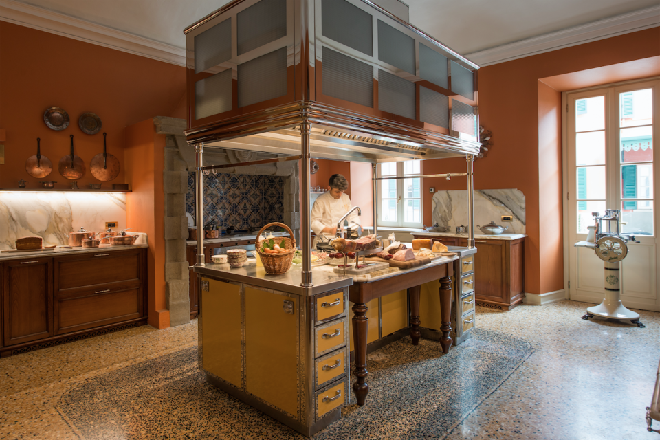 The Passalacqua kitchen. - Credit: Ricky Monti/Courtesy of Passalacqua