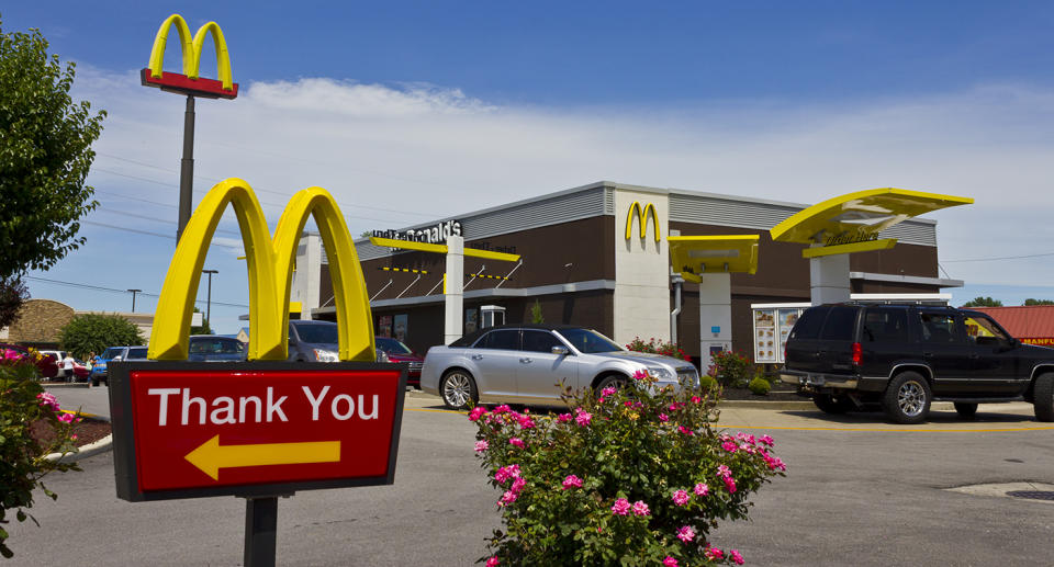 A McDonalds drive-thru. Source: Getty