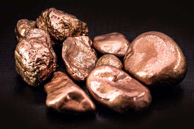 Copper nuggets