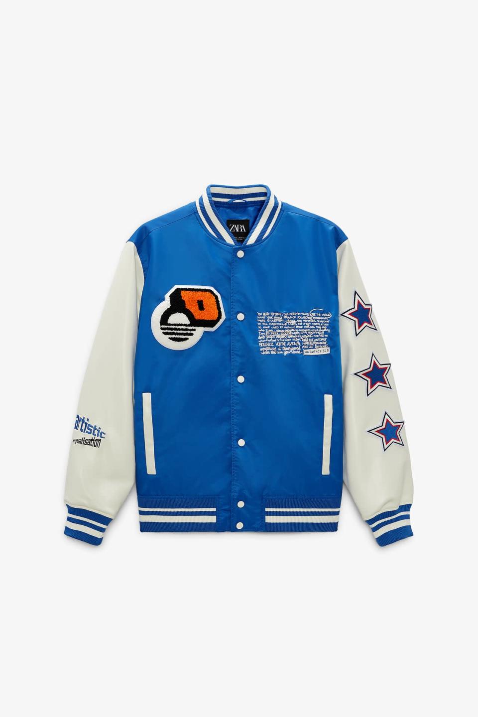 Zara Contrasting Patches Jacket 