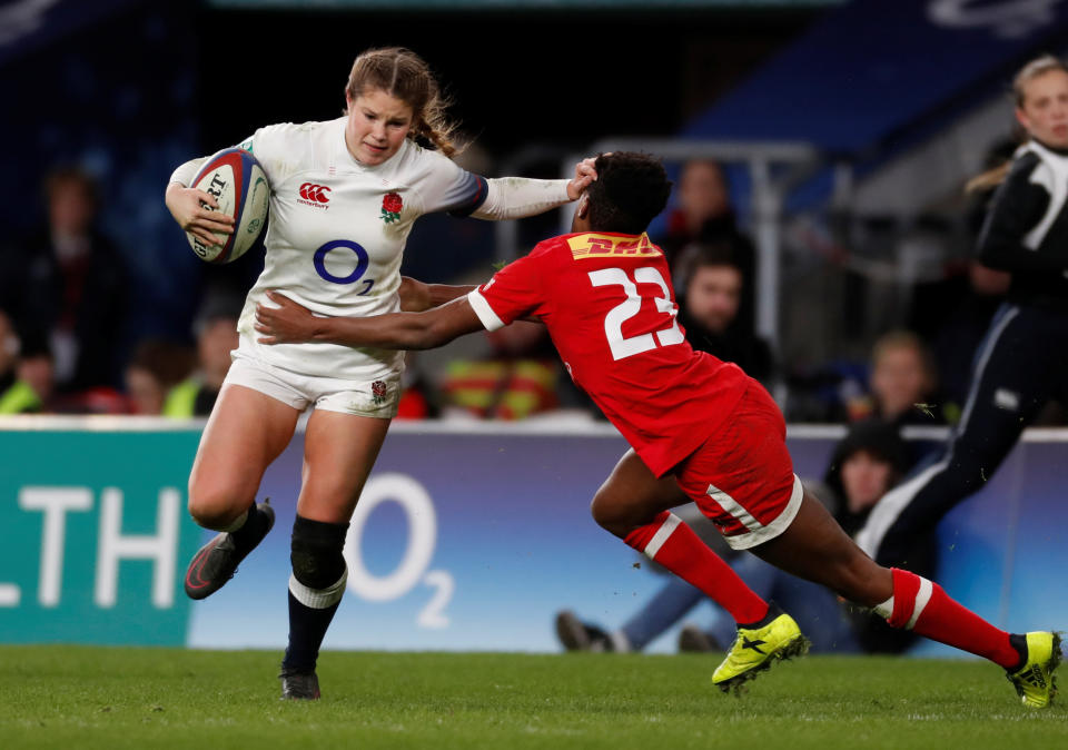 Jess Breach will start on the wing as England begin their Women's Six Nations defence against Scotland © Action Images via Reuters