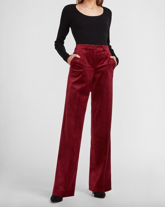 Ladies Casual Palazzo Pant Mid Waist Loose Fit Trousers Holiday Lounge  Plain Loungewear
