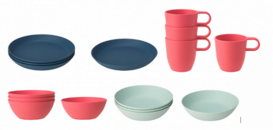 Some of IKEA’s recalled Talrika dishes