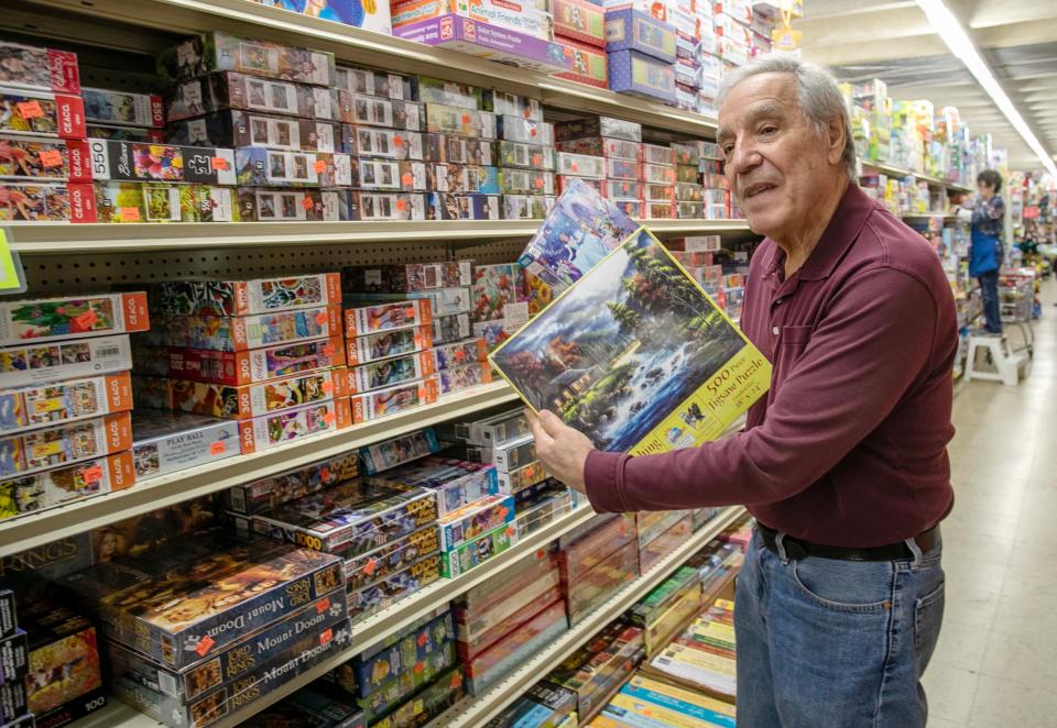 Ed Evanoff said, Tuesday, December 6, 2022, that puzzles were very popular during the pandemic in Sheboygan Falls, Wis.