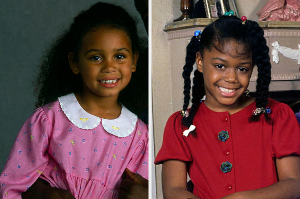 Side-by-side of Valerie Jones and Jaimee Foxworth as Judy in "Family Matters"