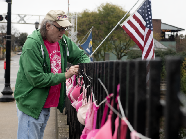 Bridge bra display in Kent raises cancer awareness, helps women in