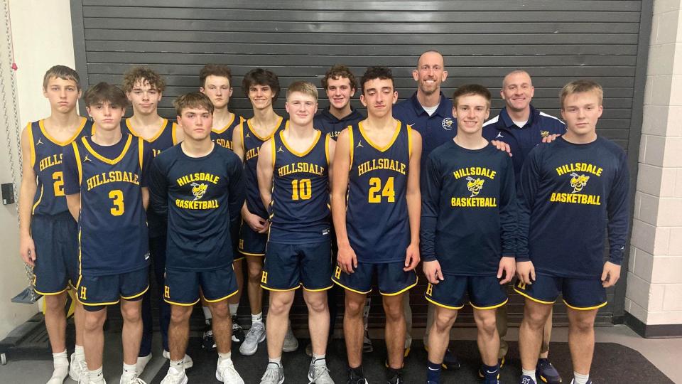 The Hillsdlae varsity boys basketball team won their first Pat Paterson final since 2017.