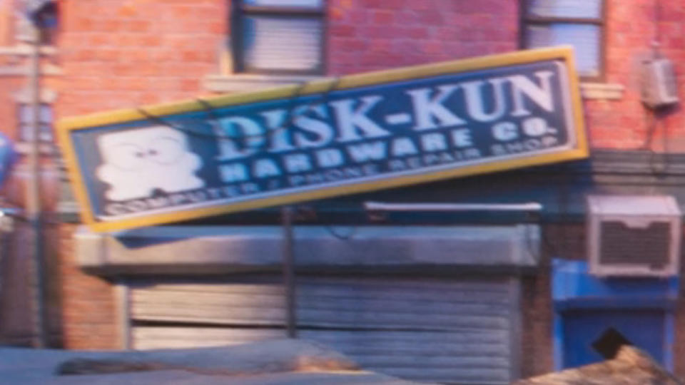 Disk-Kun Hardware sign in The Super Mario Bros. Movie