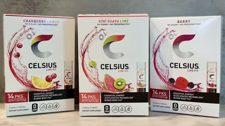 Celsius powdered rink