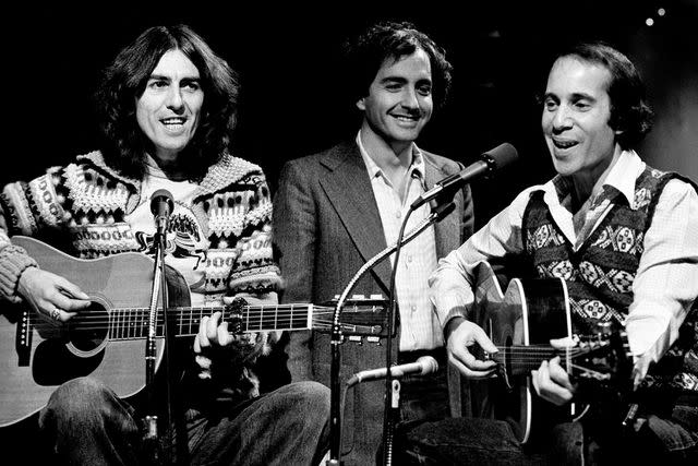 Richard E. Aaron/Redferns Paul Simon and Lorne Michaels