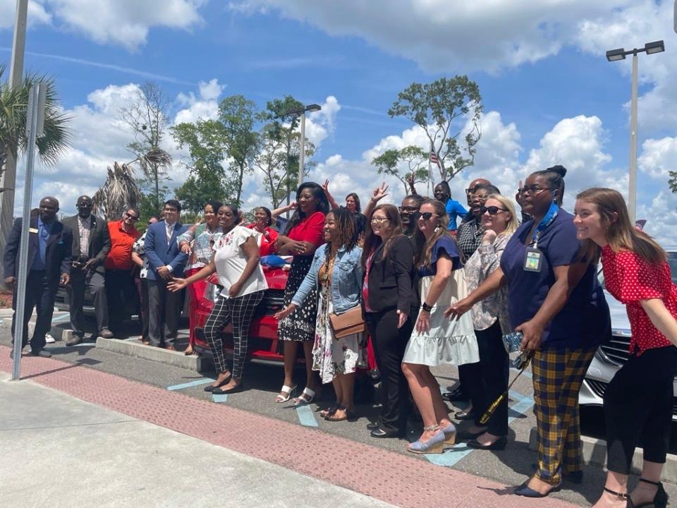 Kiairah Johnson received a free car after completing Step Up Savannah's Chatham Apprentice Program. Through the program, she got a job at FedEx, but without a car, the high school senior had to rely on her grandmother to drive her to work.