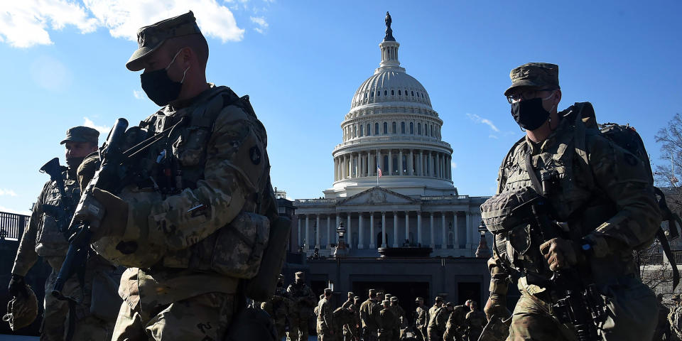 Image: National Guard at U.S. Capitol (Olivier Douliery / AFP - Getty Images)