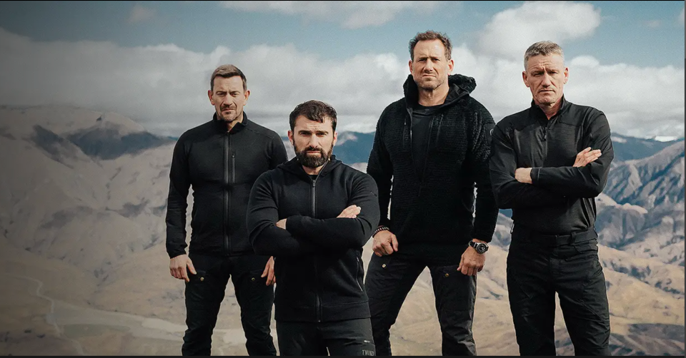 Ollie Ollerton, Ant Middleton, Jason “Foxy” Fox, and Mark “Billy” Billingham