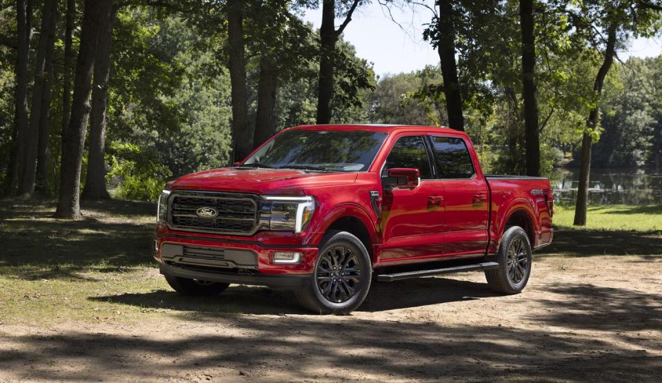 2024 ford f 150 preproduction model shown with optional features available early 2024 actual production vehicle may vary