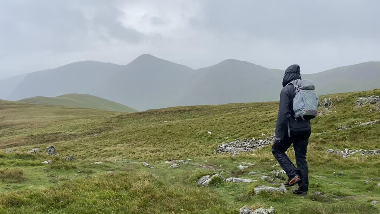  How to waterproof a backpack: hiking in the Lakes. 