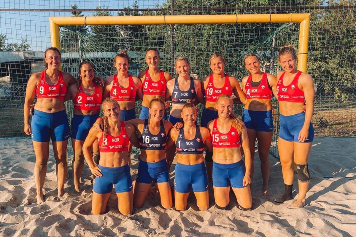 Norway beach handball team fined £1,295 for wearing shorts instead of  bikinis at European Championships