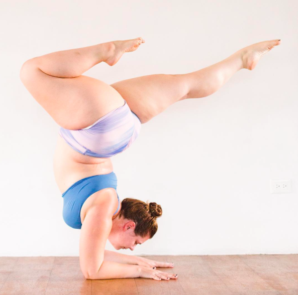 Yoga Stock Photo: Plus-Size Yoga Pose - It's time you were seen