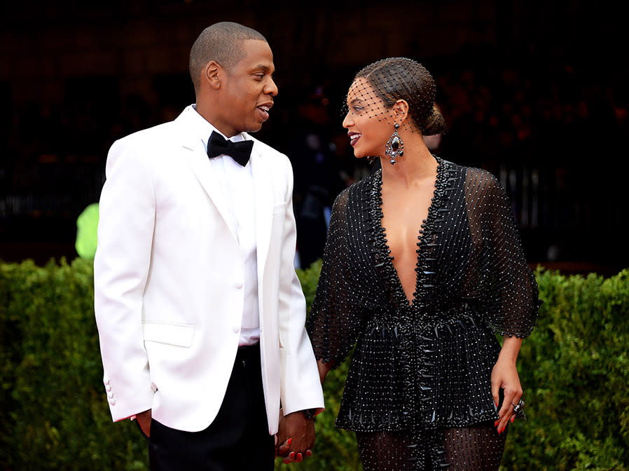 Beyonce and Jay Z at the MET Gala.