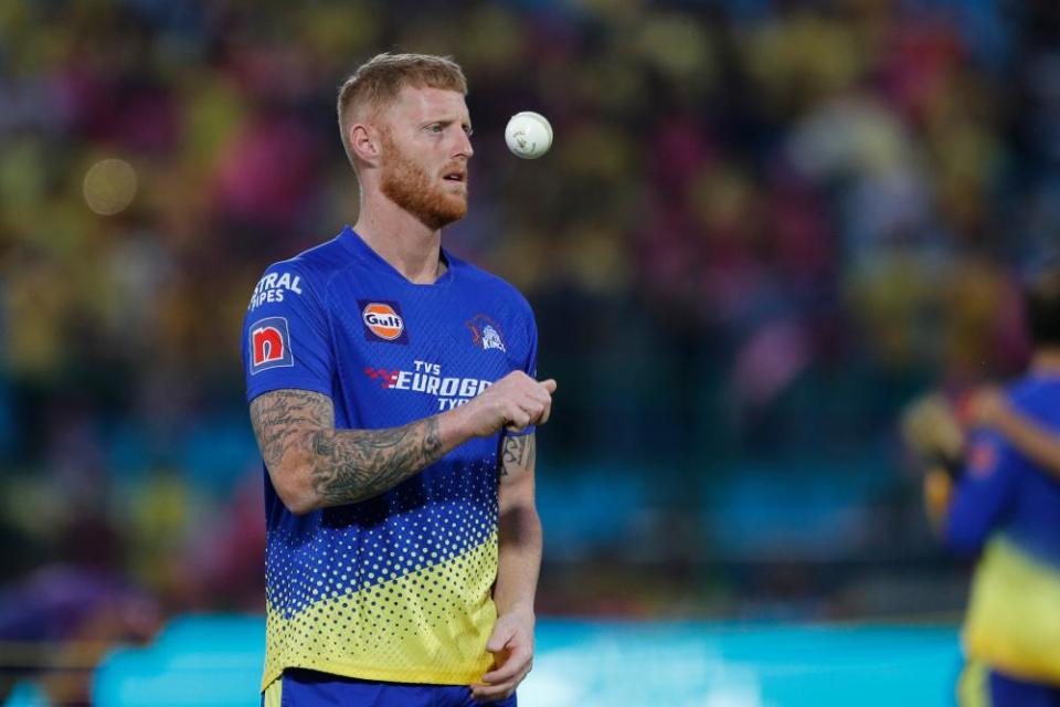 Ben Stokes making a rare on-field appearance for the Super Kings.