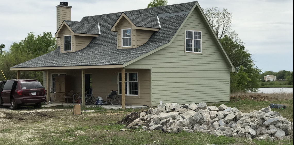 Karen Bunch hired contractor Eric Eberhart to build her Cass County home. But she says he left the home unfinished and needing thousands of dollars in repairs. Bunch says the contractor dumped piles of crushed concrete in her front yard and incorrectly installed shingles on the roof.