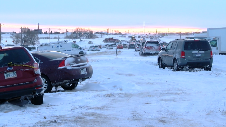 Bomb cyclone 2019 Woodmen Road