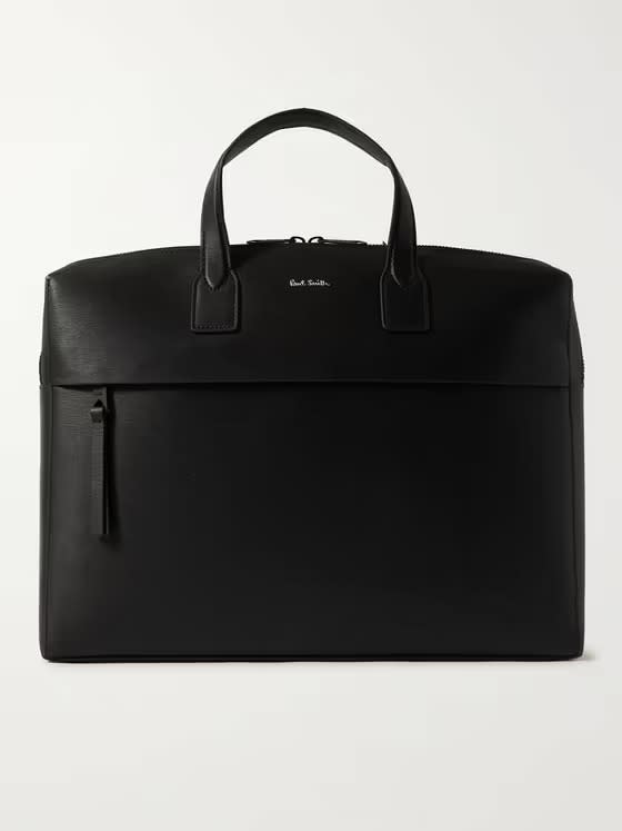 Paul-Smith-Embossed-Textured-Leather-Briefcase