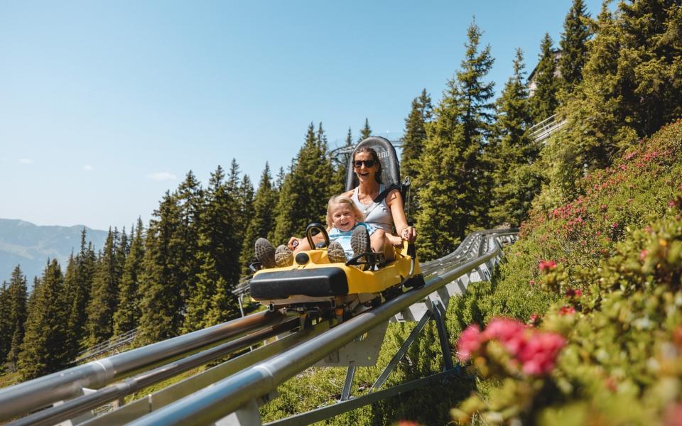 Alpach is home to the Lauser-Sauser summer toboggan