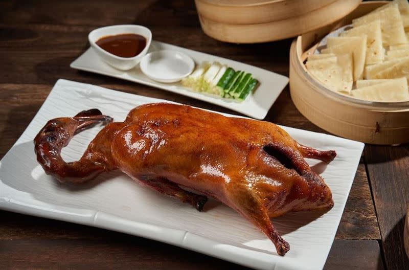 天成世貿國際會館「翠庭」餐廳推出烤鴨與港點優惠餐券。（圖／天成飯店集團提供）