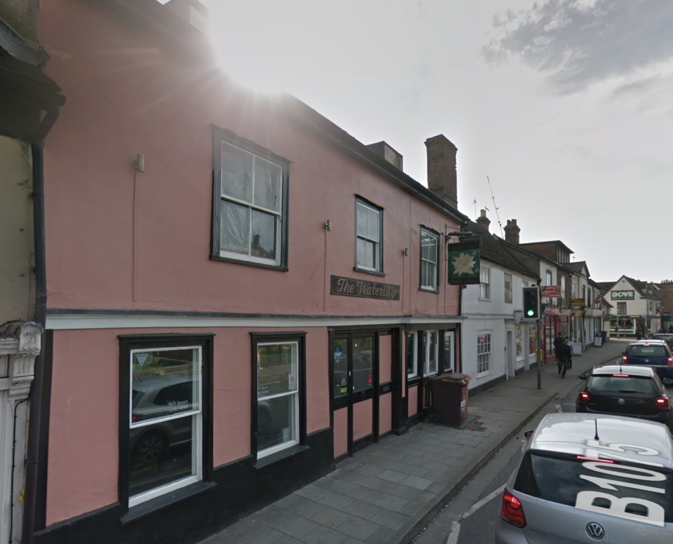 The incident took place outside the Waterlily pub in Ipswich. (Google Maps)