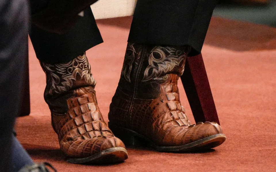 Ron DeSantis' cowboy boots