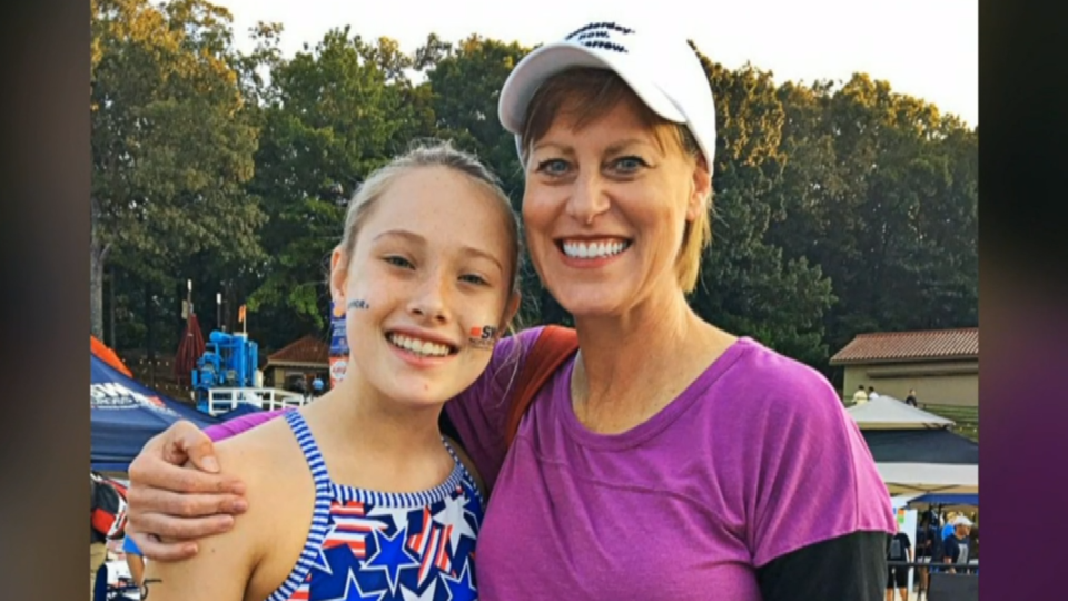 Vicki Bunke and her daughter Grace.  / Credit: Handout